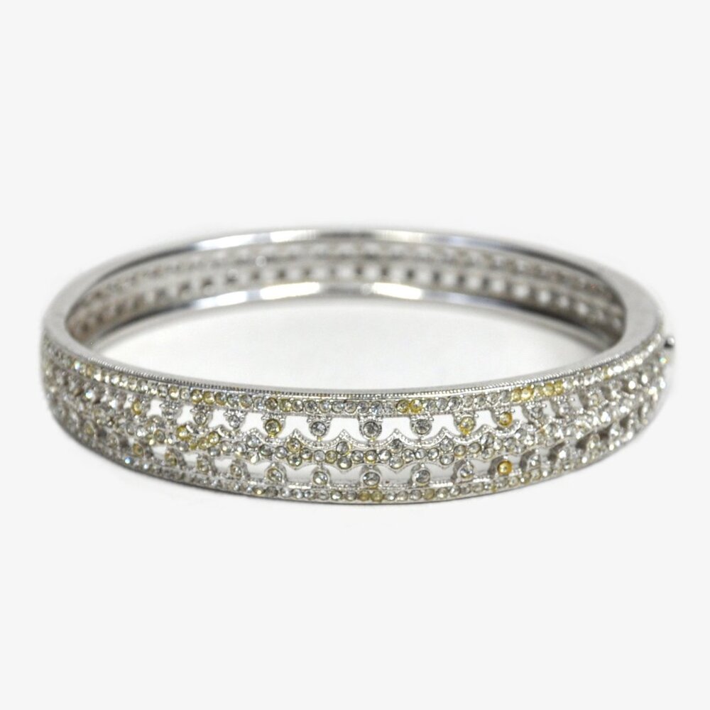 Hinged Cubic Zirconia Bracelet